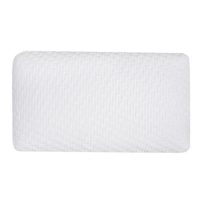 Oreiller en mousse viscoélastique gel et bambou, Oreiller pour lit très grand : 6 po x 32 po