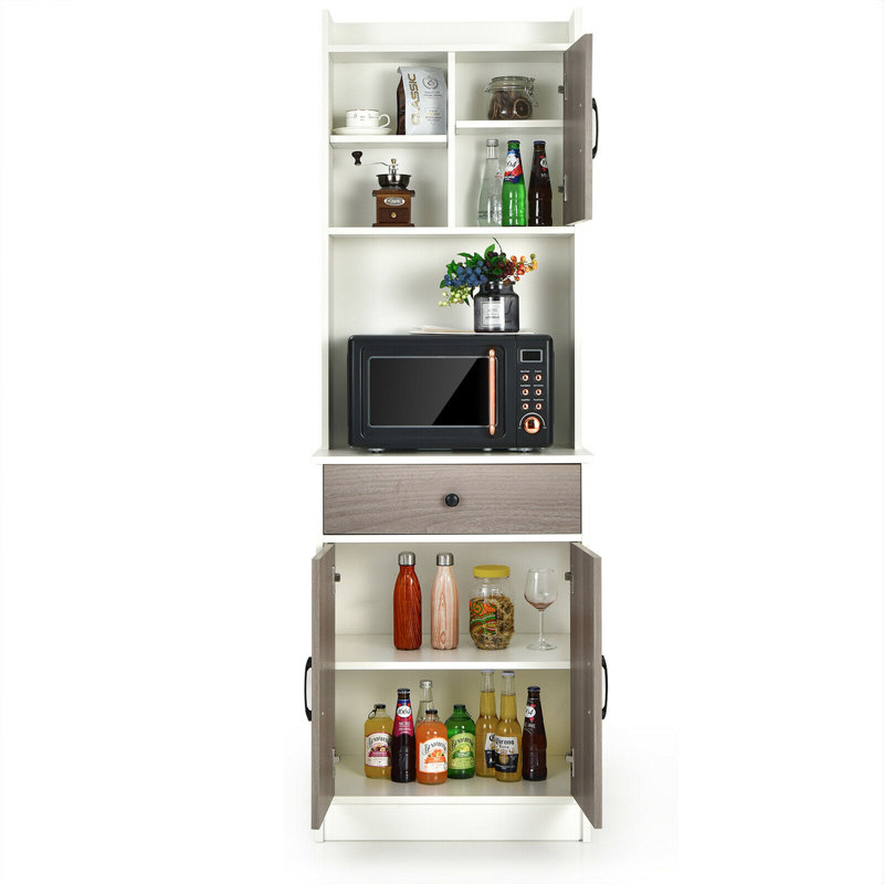 Keila 71'' Kitchen Pantry, White