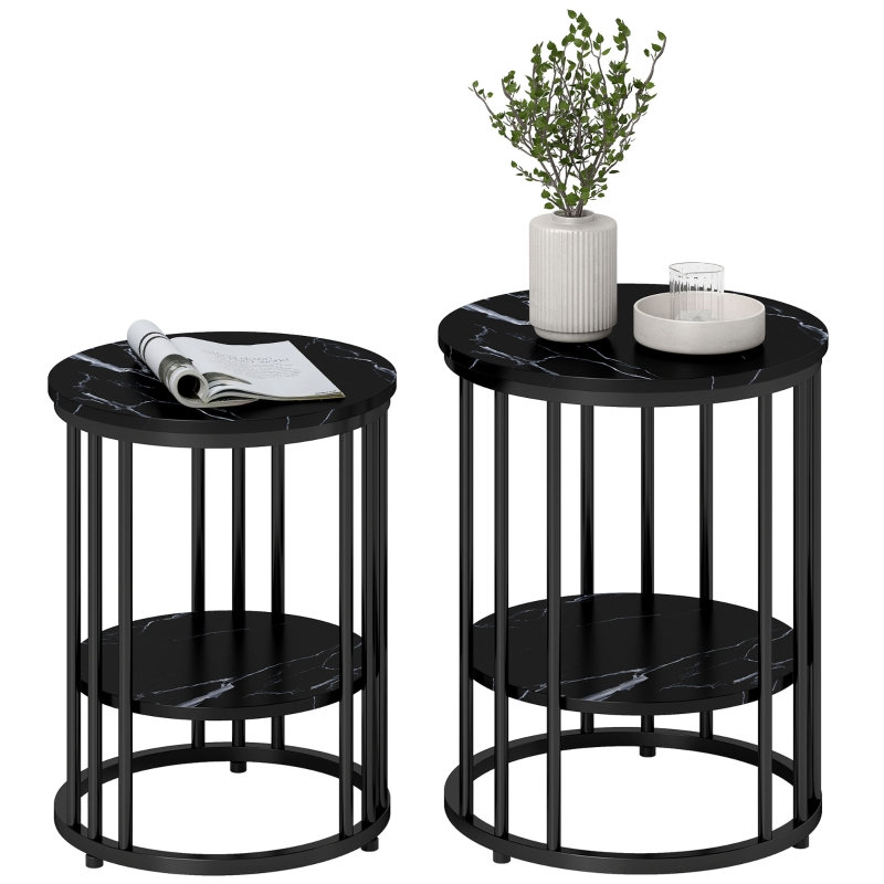 Coffee Table, Black Top/Black Base