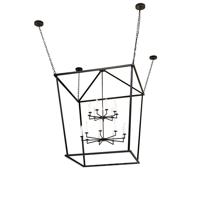 Luminaire suspendu carré 76 po Kitzi