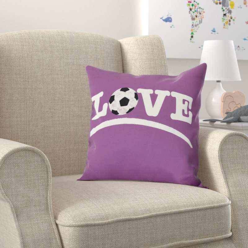 Goals, Gourds, And Gatherings Reversible Throw Pillow, 20" H x 20" W, Pink