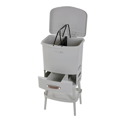 PP Manual Lift Waste Bin - 30L