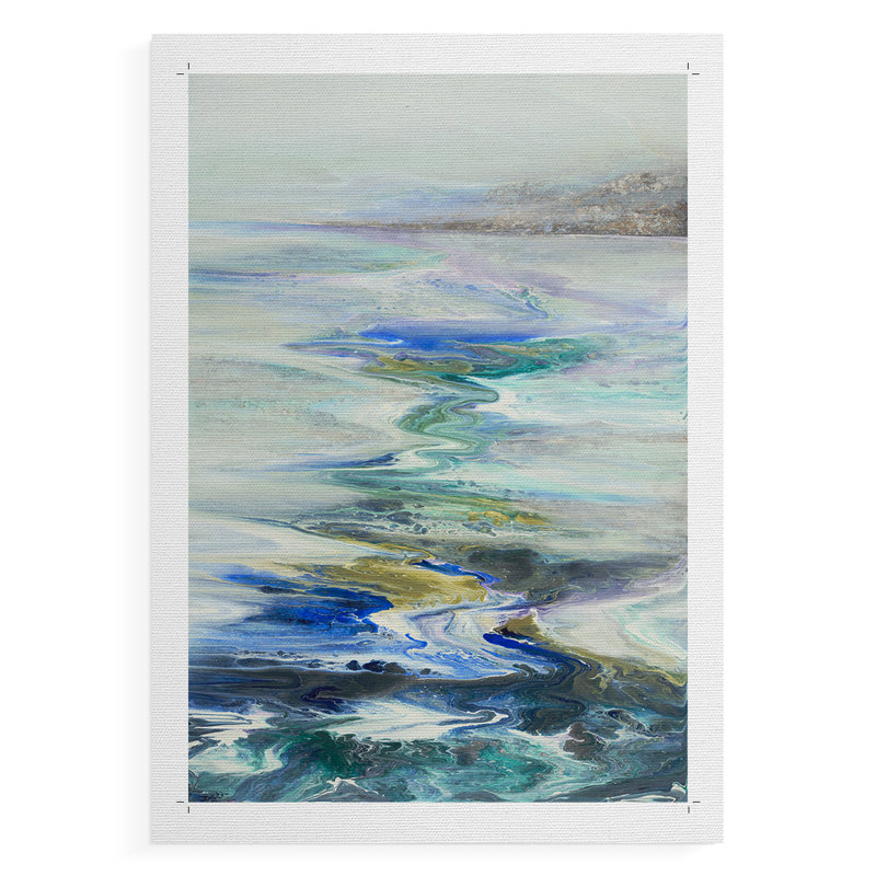 «Slow Melt» - impression sur toile seulement - non encadrée, H 18 po x l 12 po