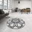 Tapis zone grise à motifs-1406879467