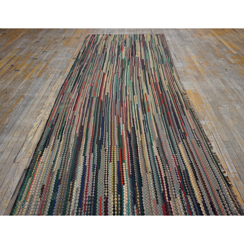 Tapis américain en laine multicolore Allover