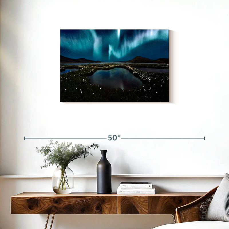 Alvord Landmannalaugar Northern Lights, H 20 po x l 30 po