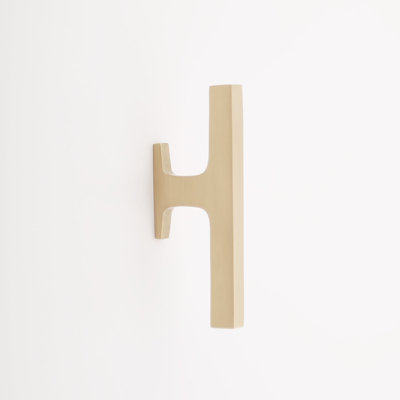Madelyn Carter Gabrielle Solid Brass Cabinet Hardware, Satin Brass Cabinet Knob