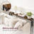 Naun 78.7" Console Table with Power Outlet Narrow Sofa Table-755355945