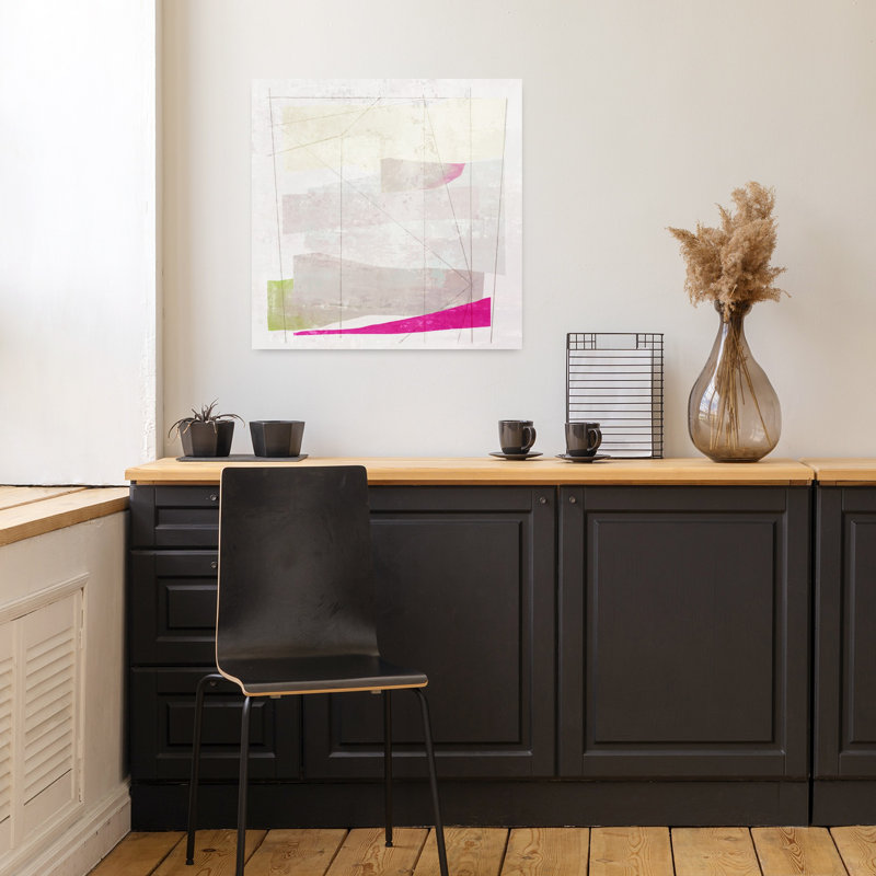 Geometric Layers In Soft Hues I by PI Studio - Wrapped Canvas Print, 45.72 cm H x 45.72 cm W