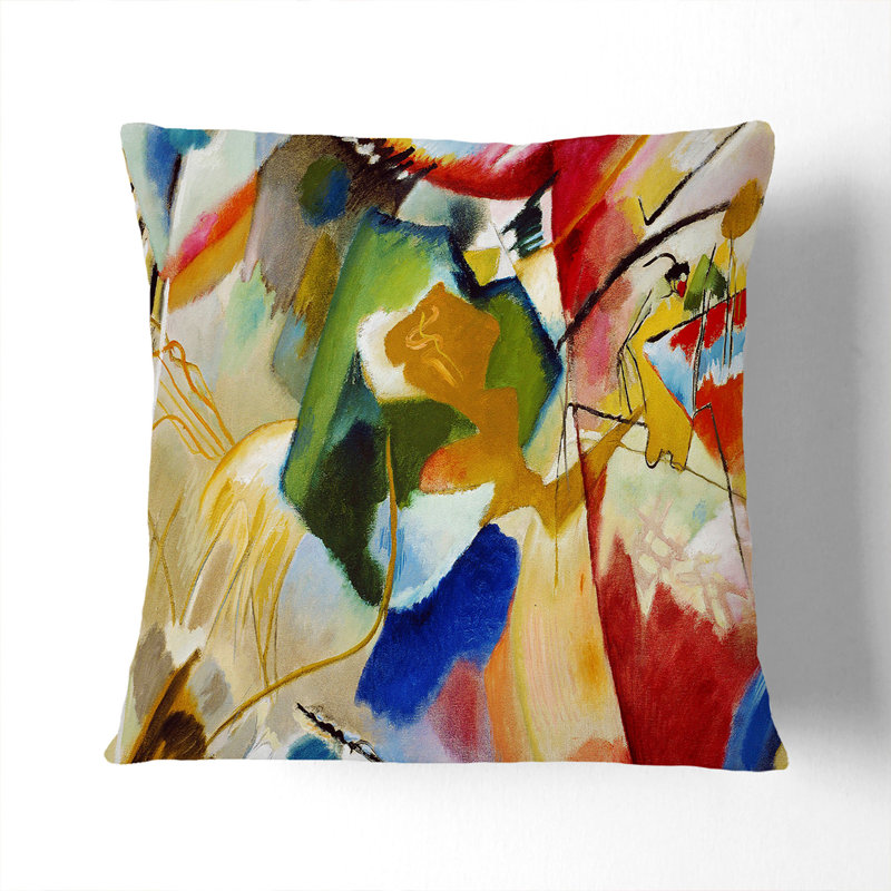 Square Throw Cushion, White, 40cm H x 40cm W x 15cm D