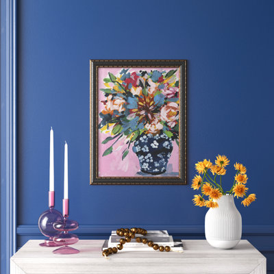 Bouquet dans un vase I - reproduction d'art sur toile