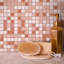 Carreau de mosaïque pour mur et plancher 0,8 po x 0,8 po Mingles