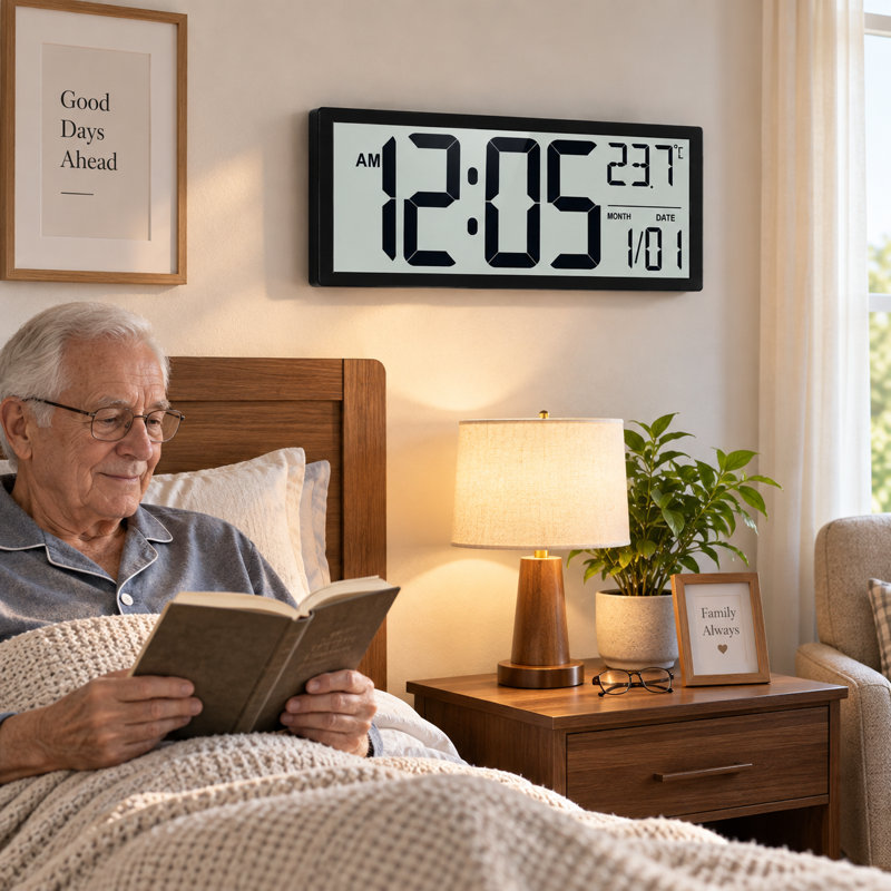 16" Large Digital Wall Clock