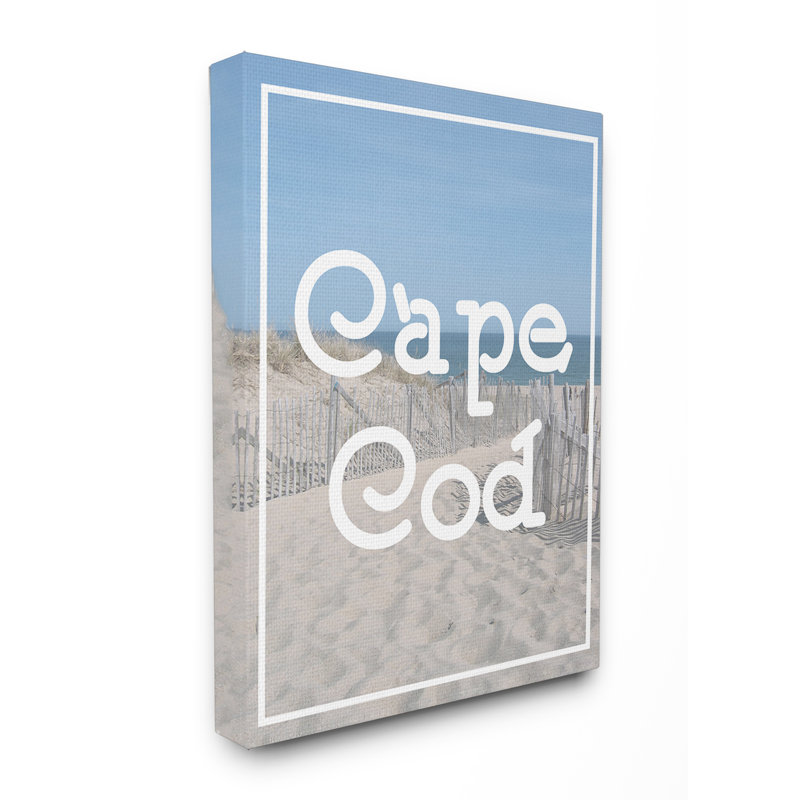 « cape cod beach », reproduction d’impression, H 20 po x l 16 po, Toile tendue