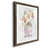 Toile avec cadre en noyer