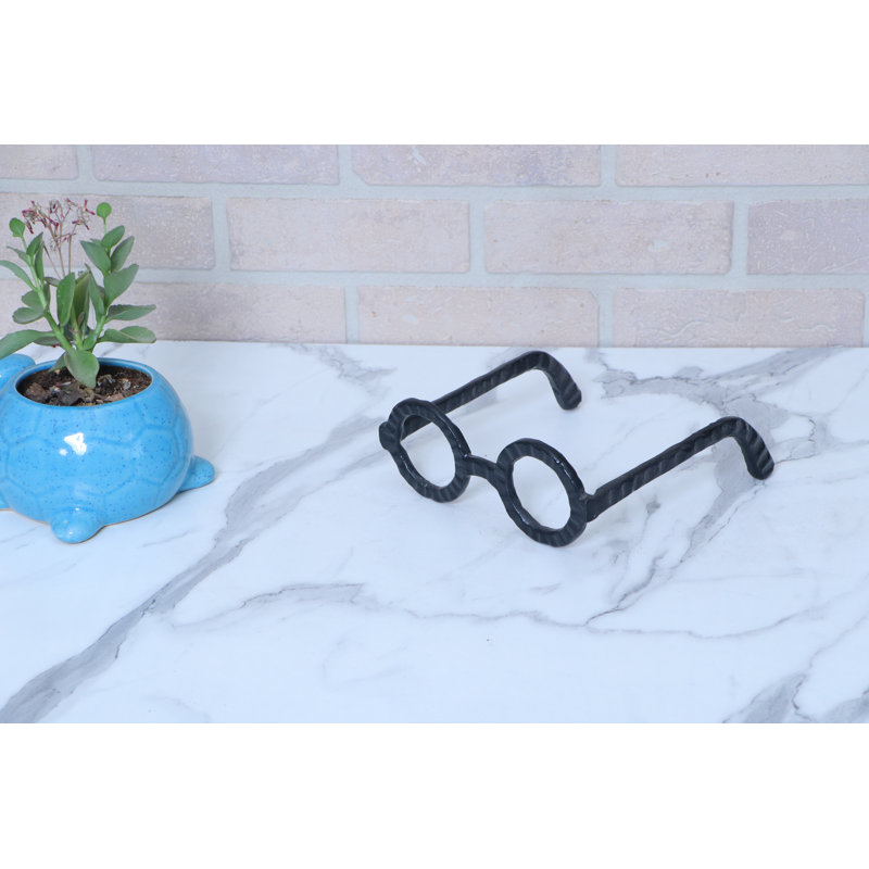Drumack Decor Black  Ribbed Eye Specs Object