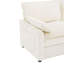 Canapé rembourré 3 places avec coussin double couche et poches de rangement latérales-2092607118