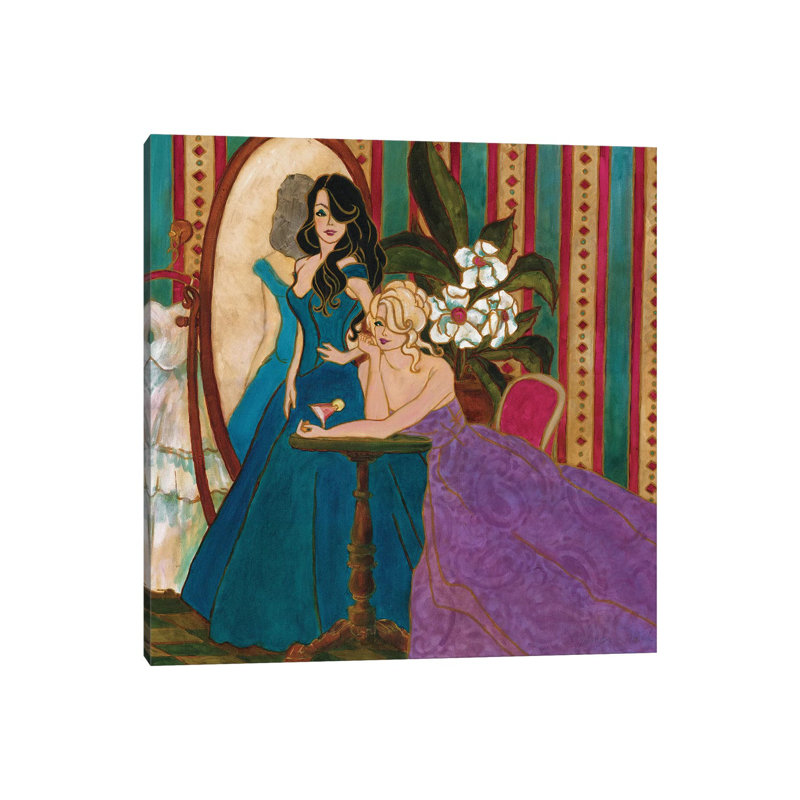 Divas At The Mirror by Malenda Trick - Wrapped Canvas Gallery-Wrapped Canvas Giclée, 45.72cm H x 45.72cm W