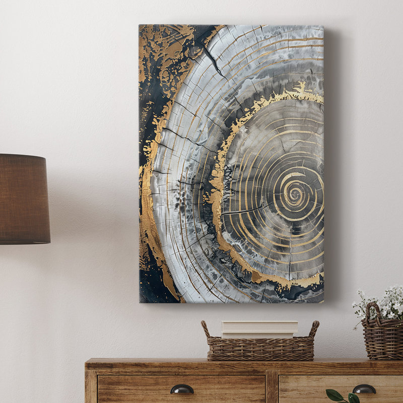 ABSTRACT Series CCLxx - Cavas de galerie sur mesure, H 27 po x l 18 po