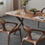 Ensemble de table de salle à manger en bois de noyer-107846004