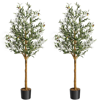 Olive artificielle en fausse soie