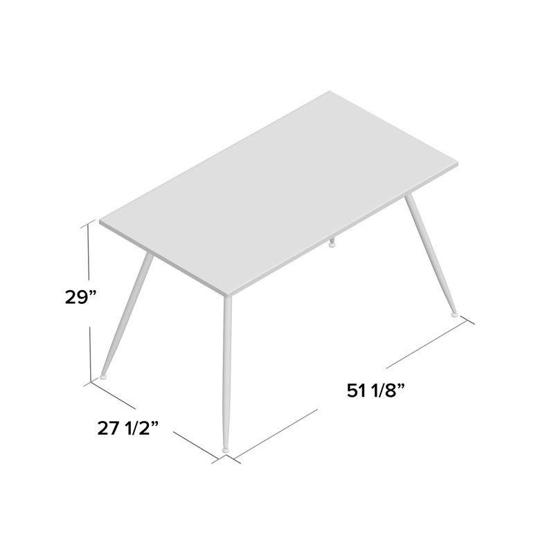 Sanchez Oak Metal Base Dining Table