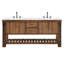 Bromley 72" Double Bathroom Vanity Set