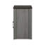 Table d'appoint 16 pouces avec porte de grange et tablette ouverte Arno