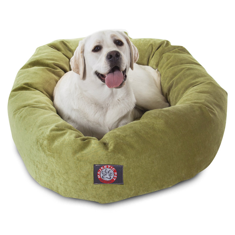 Large Gray Suede Waterproof Outdoor Pet Bed