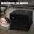 31" X 31" X 25" Square Outdoor Fire Pit Cover With Pvc Coating, Drawstring