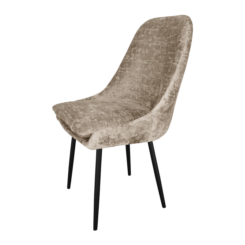 Misty 48cm H Upholstered Side Chair, Beige