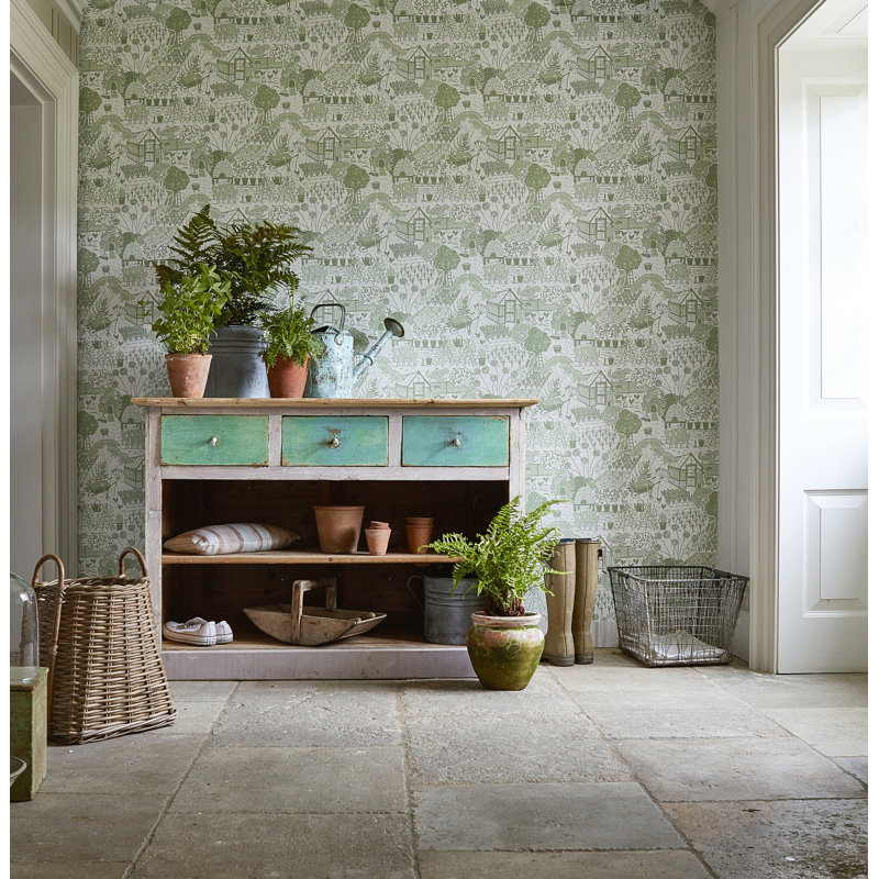The Allotment Wallpaper, Dove