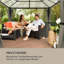 Blumfeldt Polyester Side Wall for Gazebo-104572535-104572536