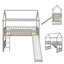 Lit mezzanine simple avec glissade Soild-540097361