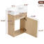 Single Bathroom Vanity with Resin Top-659628627