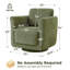Fauteuil demi-tonneau rembourré et pivotant-768034392