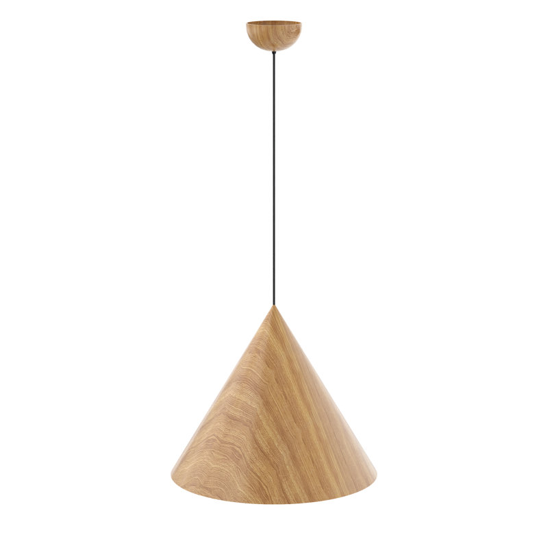 Miralem 1 - Light Wood Cone Pendant