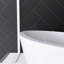59 po X 28,7 po Baignoire de trempage autoportante en acrylique blanc brillant