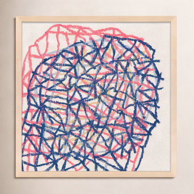 Drewes "Pink Tangle" Print by Stephanie Dennis