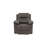 Slate Blue Recliner Chair With Breathable And Metal Reclining Part Contemporary Style In ,