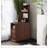 End Table with Drawers, Corner Table with Open Shelves, Tall Side Table for Bedroom and Corner(Expect Arrival Date 2025/4/16)