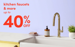 kitchen faucets & more on deals