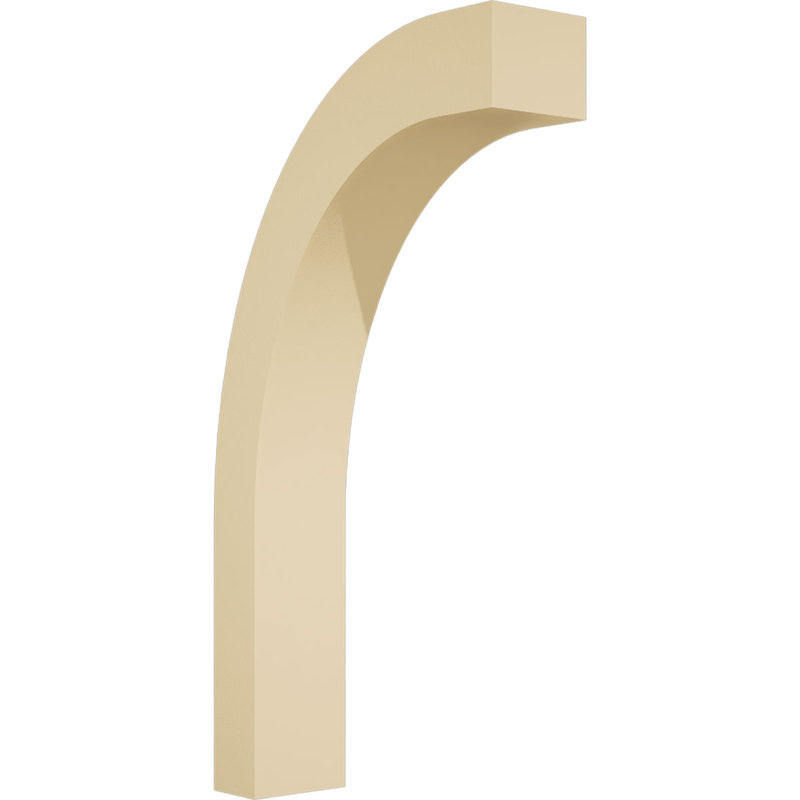 Attelle de genou en uréthane Standard Heritage Signature, brun clair apprêté, L 3 po x P 6 po x H 10 po