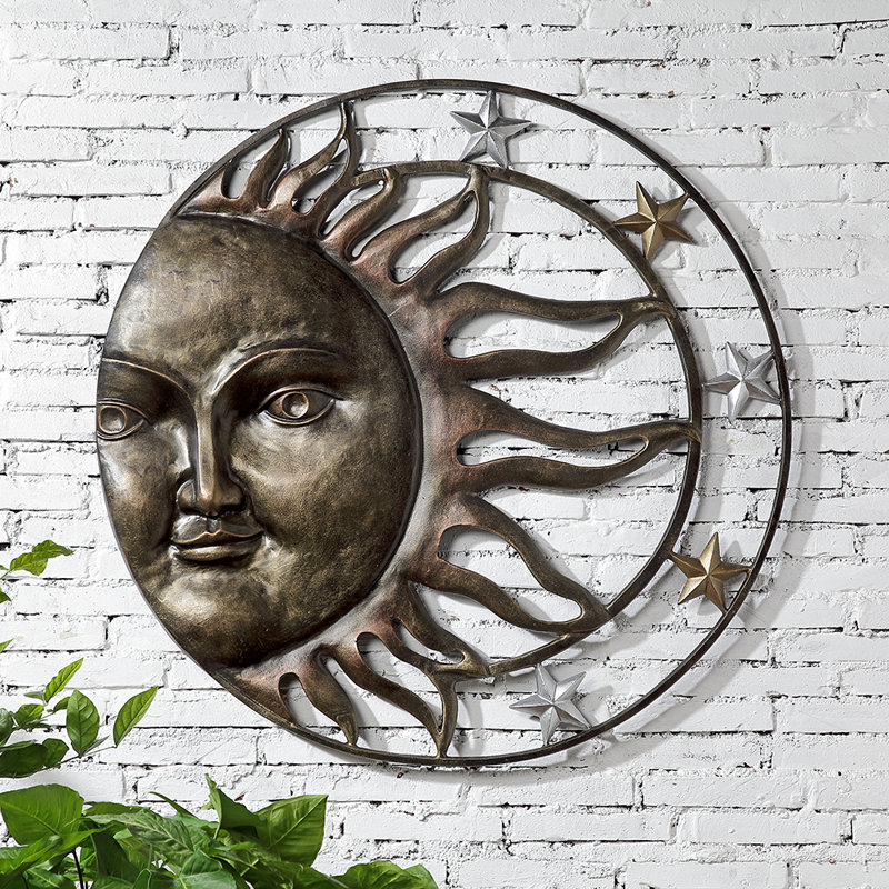 Sunface with Stars Wall Hanging
