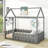 Cahaba Wood Bed,House Bed Frame with Fence-782034577-756388795