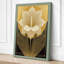 Lotus Deco Art Deco - Wrapped Canvas-84240512-84240514