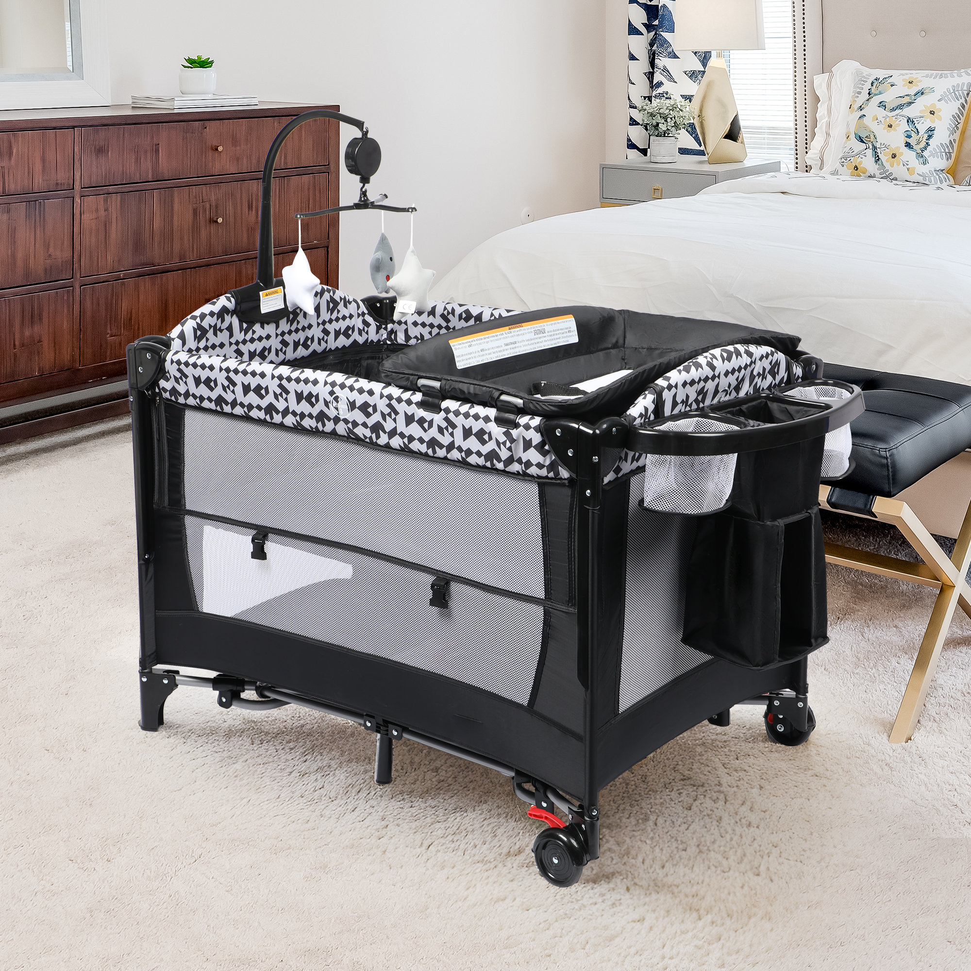 Graco bedside shop sleeper stand