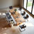 Rectangular Brown Solid Wood Dining Table-1680427767