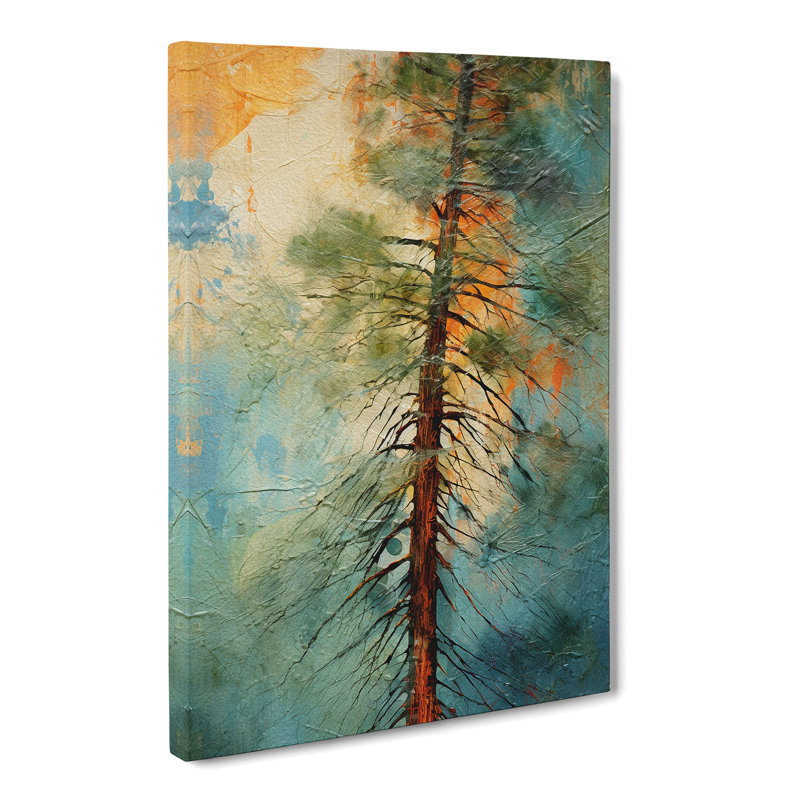 Pine Tree Abstract No.3 - Wrapped Canvas, 76cm H x 50cm W x 3cm D