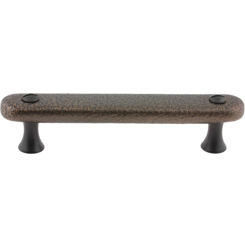 3-1/2" Ornate Pull Satin Nickel